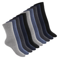 Footstar Damen Baumwollsocken (10 Paar), handgekettelte...