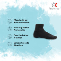 Footstar Damen & Herren Kurzschaft Socken mit...