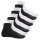 Footstar Damen & Herren Kurzschaft Socken mit Frottee-Sohle (8 Paar) Sneak It! - Schwarz-Weiß-Mix 35-38