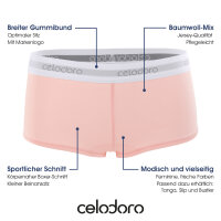 Celodoro Damen Panty mit Webgummi-Bund (3er Pack), Sport...