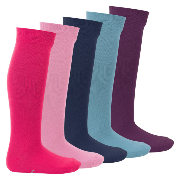 Footstar Kinder Kniestrümpfe (5 Paar) - Everyday! - Sweet Colours 23-26