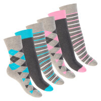 Footstar Damen Wintersocken (6 Paar) Warme Vollfrottee...