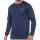 CFLEX Herren Fitness Shirt Langarm, Sporthemd Longsleeve, Quickdry Piqué - Navy M