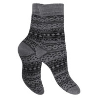 Celodoro Damen & Herren Frottee-Wollsocken mit Muster...