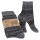 Celodoro Damen & Herren Frottee-Wollsocken mit Muster (1 Paar) - Grau mit Schwarz 35-38