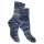 Celodoro Damen & Herren Mouline Wollsocken mit Umschlag (1 Paar) - Blau 35-38