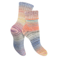 Celodoro Damen & Herren Mouline Wollsocken mit Umschlag (1 Paar) - Bunt 35-38