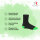 Footstar Herren & Damen Baumwollsocken (8 Paar) Socken im Neon Look - Fun Schwarz 35-38