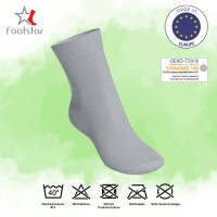 Footstar Kinder Socken (10 Paar) - Everyday! - Classic Grey 23-26