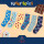 Bunte Baumwoll Basic Socken (6 Paar) mit lustigen Motiven für Mädchen & Jungen - Sweets 27-30