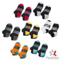 Footstar Damen und Herren Sneaker Socken (10 Paar) mit abgesetzter Ferse und Spitze