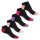 Footstar Damen und Herren Sneaker Socken (10 Paar) mit abgesetzter Ferse und Spitze