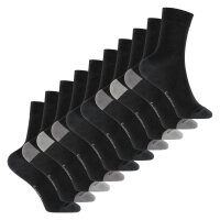 Footstar Kinder Baumwoll Socken (10 Paar) mit abgesetzter...