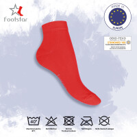 Footstar Herren & Damen Kurzschaft Socken (10 Paar) -...