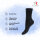 Footstar Damen und Herren Wintersocken (6 Paar) Warme Vollfrottee Socken mit Thermo Effekt - Everyday! - Schwarz 35-38