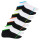 Footstar Herren & Damen Sneaker Socken (8 Paar), Kurze Sportsocken im Neon Look - Neon Glow - Mix 35-38