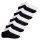 Footstar Herren & Damen Sneaker Socken (10 Paar), Kurze Sportsocken aus Baumwolle - Sneak It! - Schwarz / Weiss Mix (5x Schwarz + 5x Weiss) 35-38