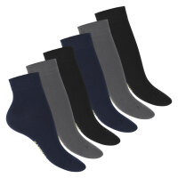 Damen Viskose Kurzschaft Socken (6 Paar) Quarter Socks...