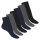 Damen Viskose Kurzschaft Socken (6 Paar) Quarter Socks Ultrasoft - Mix 39-42