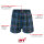 MT Herren Web Boxershorts (6er Pack) American Boxer gewebt aus Baumwolle - Schwarz M