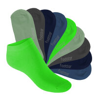 Footstar Kinder Sneaker Socken (10 Paar) - Sneak it! - Cool Colours 23-26