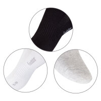 Footstar Damen & Herren Fitness Sneaker Socken (6 Paar) - Weiß 35-38