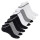 Footstar Damen Motiv Sneaker Socken (8 Paar), Kurze süße Söckchen mit Mustern - Schwarz-Weiß-Mix 35-38