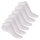 Footstar Damen Viskose Sneaker Socken (6 Paar) Soft Ankle Socks - Weiß 35-38