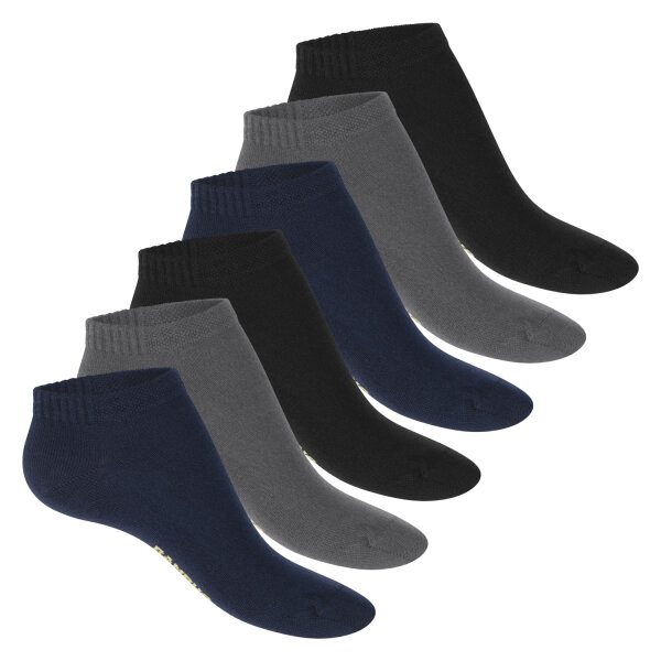 Footstar Damen Viskose Sneaker Socken (6 Paar) Soft Ankle Socks - Mix 35-38