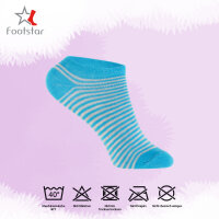 Footstar Kinder Sneaker Socken (8 Paar) Bunte Kurzsocken...