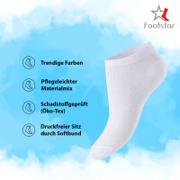 Footstar Kinder Sneaker Socken (10 Paar) - Sneak it! - Kurze Socken für Mädchen & Jungen