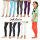 Celodoro Kinder Leggings, stretchige Jersey Hose aus Baumwolle - Hellblau 110-116