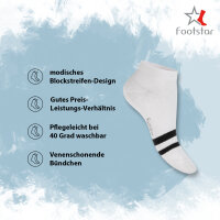 Footstar Damen & Herren Sneaker Socken mit...