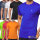 CFLEX Herren Sport Shirt Fitness T-Shirt Sportswear Collection - Orange M