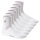 CFLEX Damen & Herren Short Crew Socks (6 Paar) - White 35-38