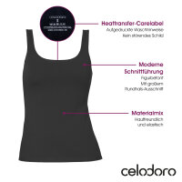 Celodoro Damen Basic Tanktop Achselhemd (1 Stück)...