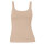 Celodoro Damen Basic Tanktop Achselhemd (1 Stück) Trägertop aus Baumwolle - Nude S