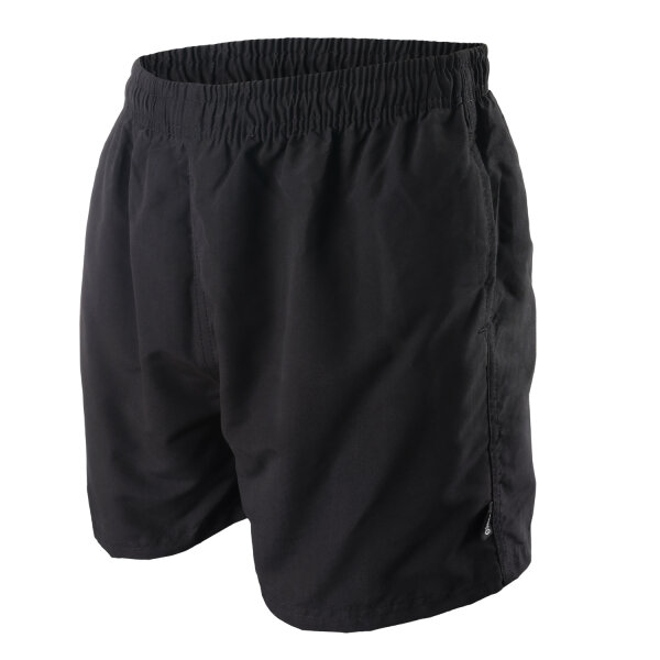 OAHOO Herren Badeshorts (1 Stück) Badehose mit Mesh-Futter und Taschen - Schwarz 3XL