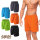 OAHOO Herren Badeshorts (1 Stück) Badehose mit Mesh-Futter und Taschen - Schwarz 3XL