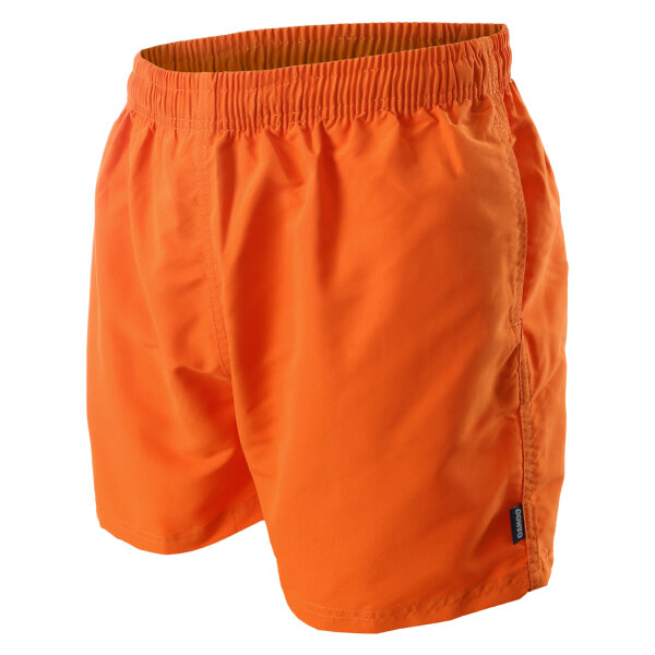 OAHOO Herren Badeshorts (1 Stück) Badehose mit Mesh-Futter und Taschen - Orange 3XL