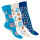 Footstar Damen & Herren Bunte Motiv Socken (3 Paar) Lustige Baumwoll Socken - Sweets 36-40