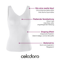 Celodoro Damen Form-Top - Seamless Unterhemd mit...