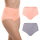 Celodoro Damen Seamless Taillenslip (2er Pack) - Lachs Grau XL