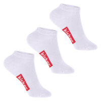 kicker Kinder Sneaker Socken (3 Paar) Weiß 31-34