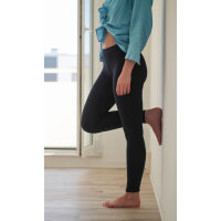 Celodoro Damen Leggings, stretchige Jersey Hose aus Baumwolle