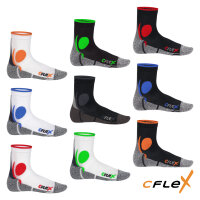 CFLEX Damen und Herren Running Funktions-Socken (4 Paar) Laufsocken - All Colours 35-38