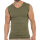 Celodoro Herren Business Muskelshirt V-Neck (1 Stück) Feinripp Top - Olive M