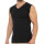 Celodoro Herren Business Muskelshirt V-Neck (1 Stück) Feinripp Top - Schwarz M