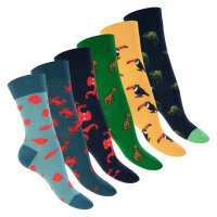 Footstar Damen & Herren Bunte Motiv Socken (6 Paar)...