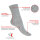 Footstar Damen & Herren Gesundheits Socken (6 Paar) Nahtfreie Diabetikersocken - Classic Grey 47-50